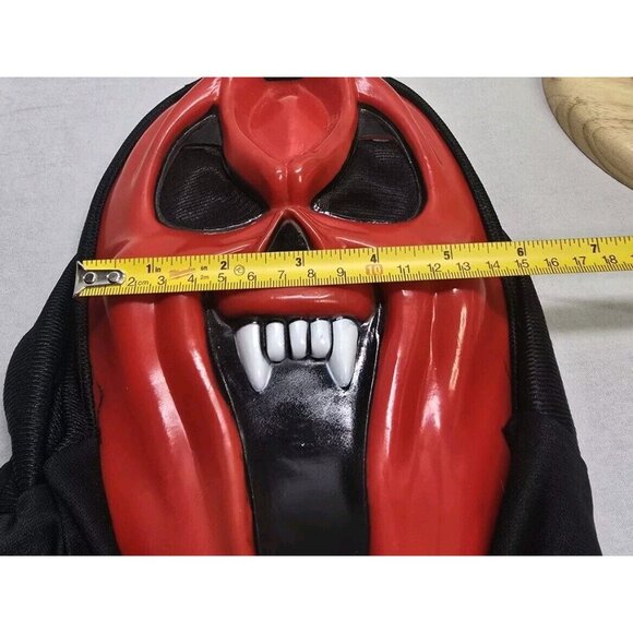 Vintage Funworld Devil Mask Red Evil Face Scream Easter Unlimited - Picture 11 of 11